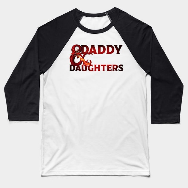 Daddy and Daughters DND Baseball T-Shirt by Anilia